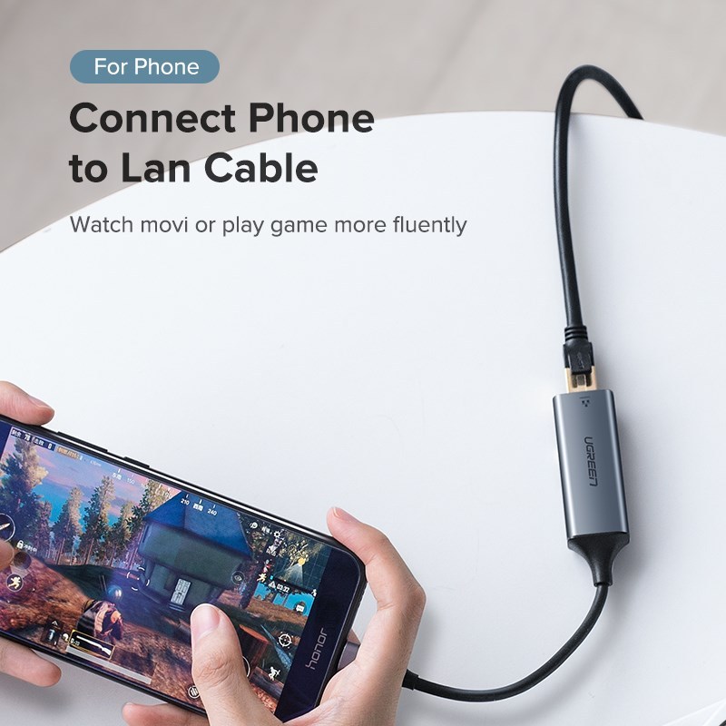 USB C Ethernet USB-C to RJ45 Lan Adapter for MacBook Pro Sam