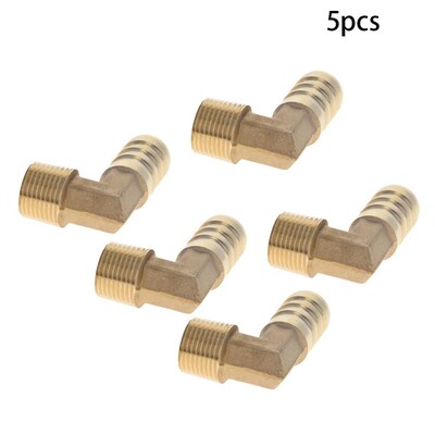 Utoolmart Hose Barb ID 6/8/14/16mm 90 Degree Male Thread 3/8