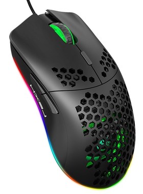 HXSJ J900 USB Wired Gaming Mouse RGB Gaming Mouses with Six