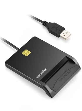 Rocketek CAC Smart Card Reader USB Common Access CAC Card Cr