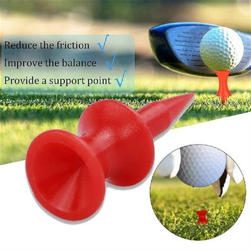 Plastic Golf Tees Unbreakable Step Down Graduated Castle Or