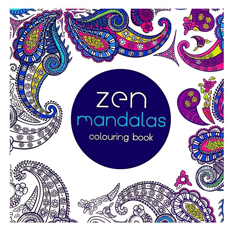 *24 Pages Mandala Flower DIY Coloring Book Painting Graffiti