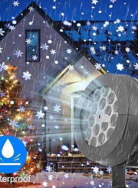 LED Stage Lights LED snowflake light white snowstorm project