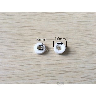 Ceramic 16m Electric White 50pcs Tube Insulation Wiring Pipe