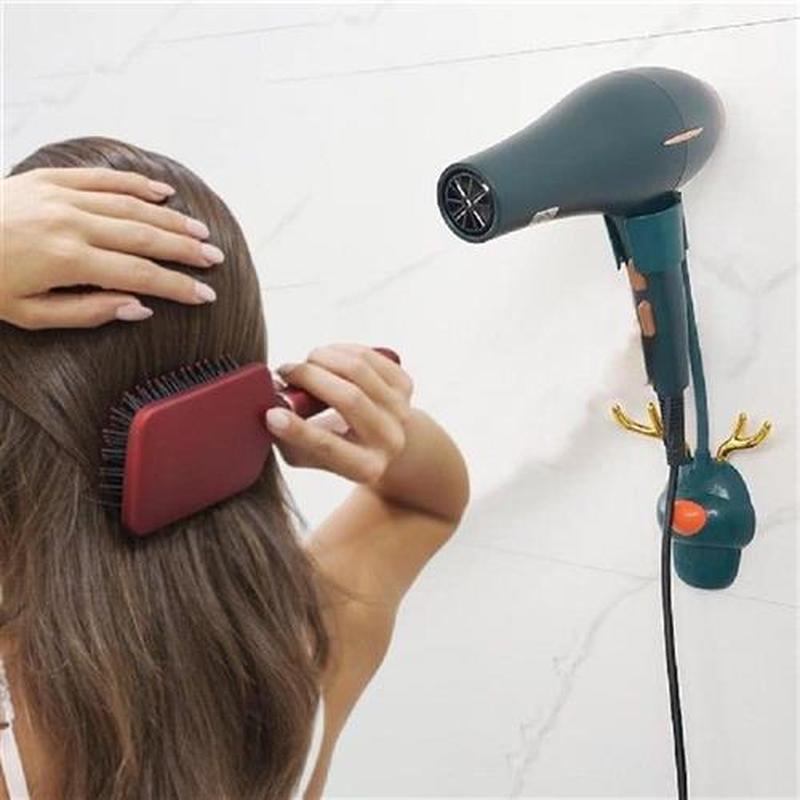 Modern Space-saving Hair Drying Blower Holder Hair Dryer