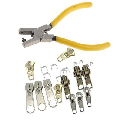 23Pcs Zipper Fixer Repair Pull Tab Instant Kit Zip Slider