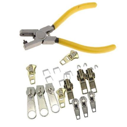 23Pcs Zipper Fixer Repair Pull Tab Instant Kit Zip Slider