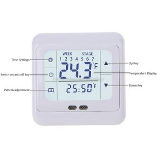 Thermoregulator Touch Screen Heating Thermostat for Warm Flo