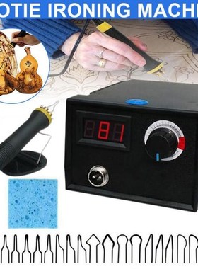 220V 40W Professional Wood Burning Pen Kit Digital Pyrograph