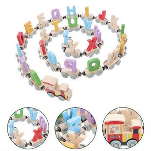 1 Sets Toy Train Delicate Train Toy Magnetic Wooden Cars