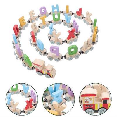 1 Sets Toy Train Delicate Train Toy Magnetic Wooden Cars