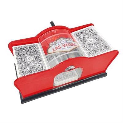 Plastic Hand Cranked Card Shuffler 2 Deck Card Shuffler