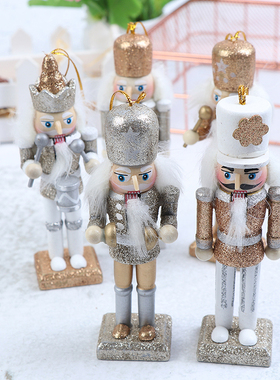 Wooden Nutcracker Solider Figure Model Puppet Doll