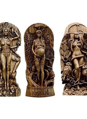 Decorative Goddess Statues Gaia/Hecate/Lilith Goddess