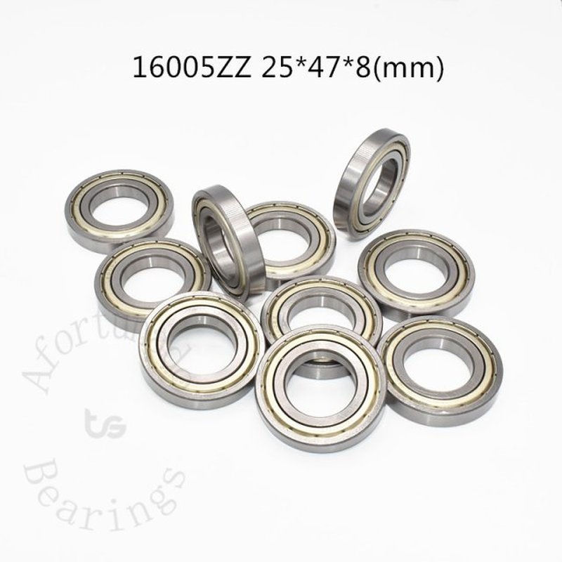 1pcs 16005ZZ 25*47*8(mm)  chrome steel Metal Sealed High sp