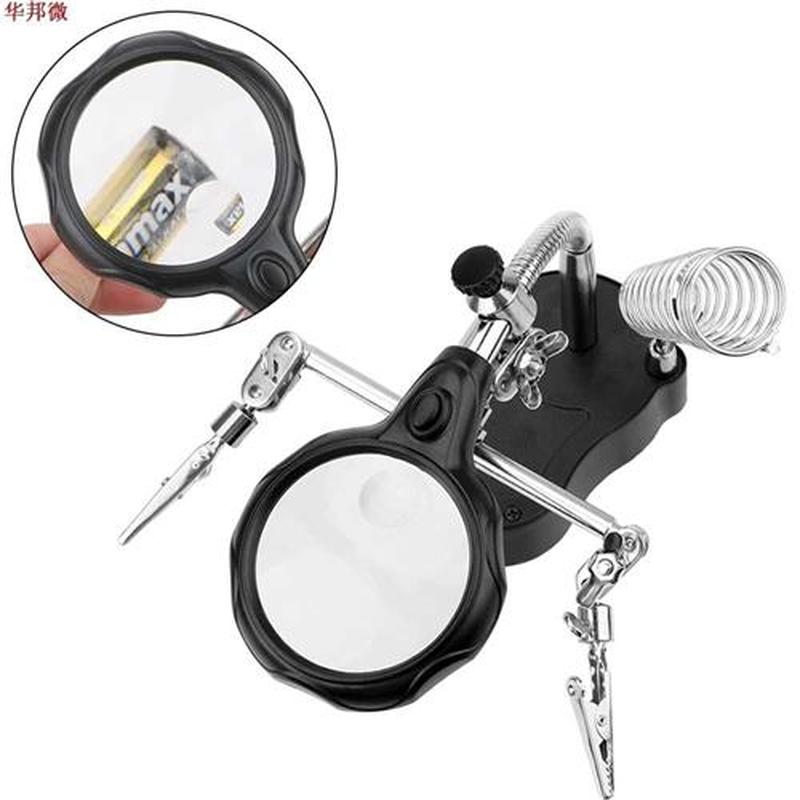 Loupe LED éclairage support de soudure outil de r&