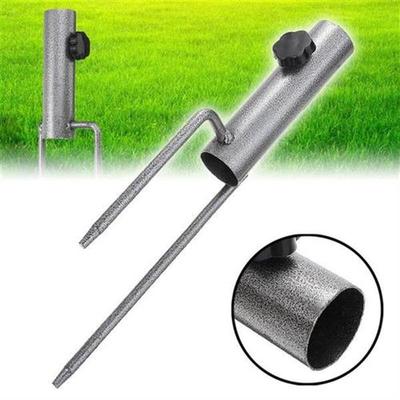 Umbrella Ground Spike Parasol Stand Holder Metal Outdoor