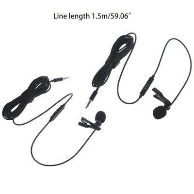 Outdoor Video Shooting Lavalier Microphone Omnidirectional C