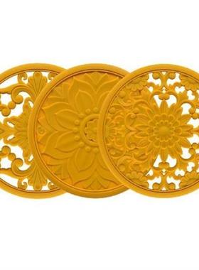 Silicone Trivets Mat Heat and Slip Resistant Hot Dishes