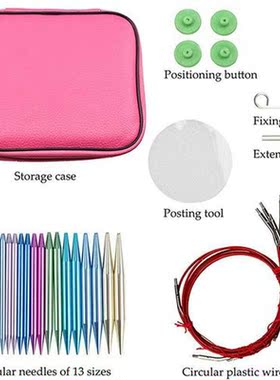 Circular Knitting Needles Set Double Pointed Knitting Needl