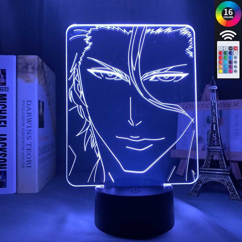 3d Lamp Anime Bleach Sosuke Aizen For Bedroom Decoration Nig