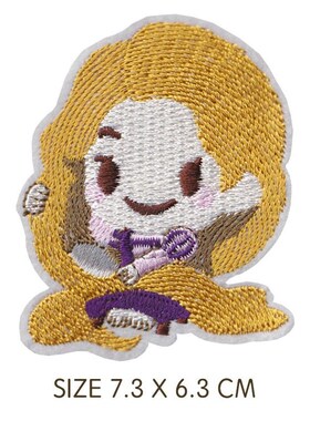 Mermaid Shell Princess Star Patch for Clothing Iron on Embro