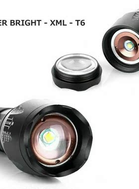 10Pcs LED Tactical Flashlight Super Bright High Lumen Zoomab