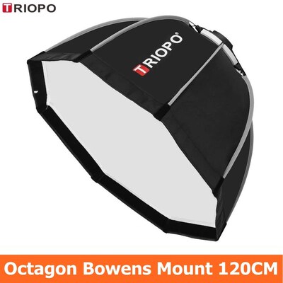120cm Octagon Softbox Diffuser Reflector Bowens Mount Light