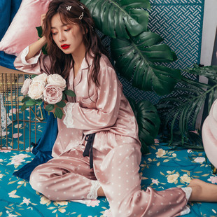 Lisacmvpnel Print Fashion Women Pajama Set Sweet Lace Cuff T