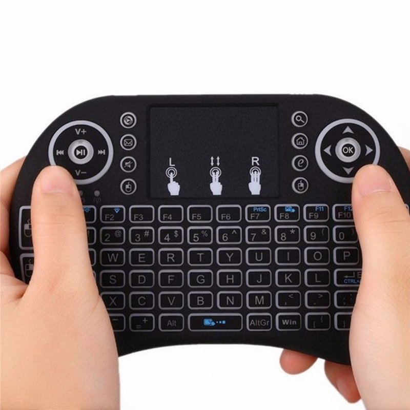 I8 2.4GHz  Luminous Wireless Keyboard with Touchpad Dazz