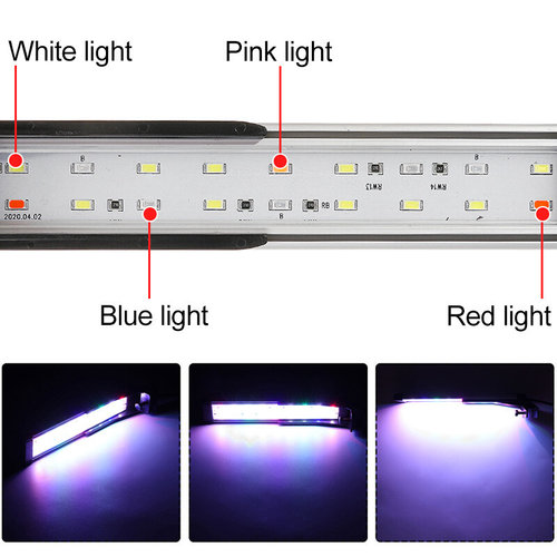 10W 22CM Super Slim RGB LED Aquarium Lighting Aquatic Plant