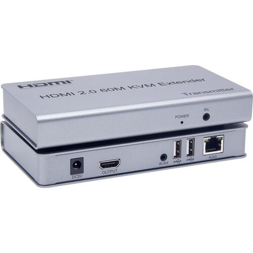 60M 4K 60hz HDMI 2.0 Extender KVM Extension By  5e 6 RJ45