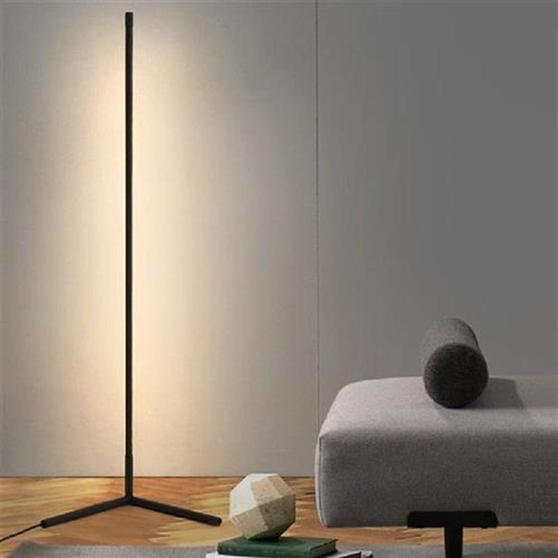 Nordic LED Floor Lamp Modern Simple LED Rod Floor Lamps for