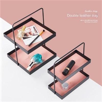 Creative Metal Storage Tray With Double Layers Odorless