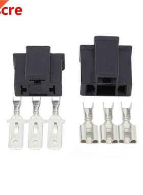 3 Pin PA66 H4 Unsealed Cable Wire Connector Electrical Conne