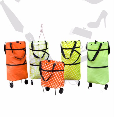 Folding Fold able Shopping Trolley Bag Cart Grocery Handbag