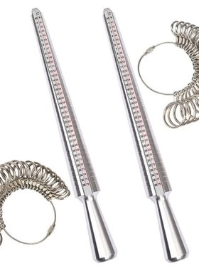 Ring Mandrel Sizer Ruler Multi-Specification Ring Size Measu