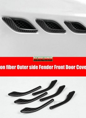 Carbon Fiber Side Air Vent Fender Cover car-styling Exterior