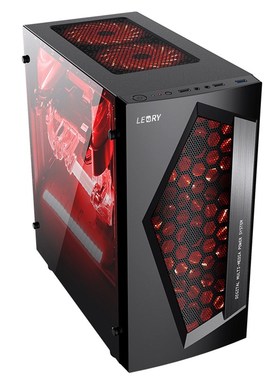 370x185x380mm Computer Case ATX 8 Fan Ports Gaming PC Case U