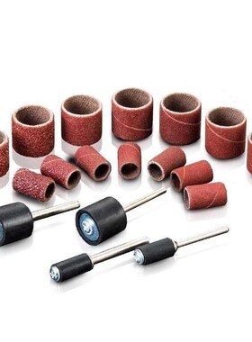 100pcs 8mm 15mm Dremel Accessories Router Bits Sandpaper Rin