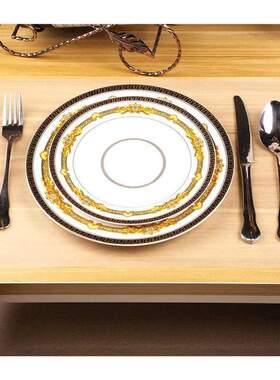 18 Pieces Clear Plastic Placemats Table Mats Heat Resistant