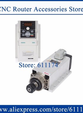 cnc lling spindle motor 2.2kw ER20 24000RPM Flange air coole