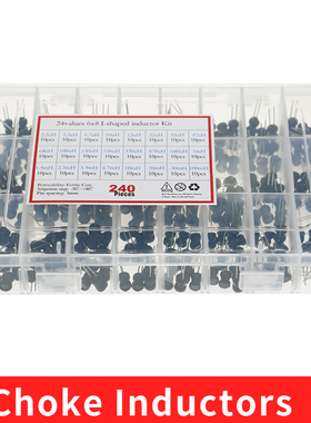 240Pcs/box 2.2uH-100mH 24Values x 10pcs 6*8mm Choke Inductor