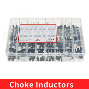 240Pcs/box 2.2uH-100mH 24Values x 10pcs 6*8mm Choke Inductor