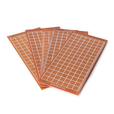 5x Universal Bakelite Plate DIY Prototype PCB Rectangle Hole