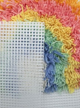 2022 New 50x100cm Mesh Cloth for Latch Hook Rug Hooking Maki