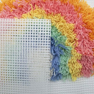 2022 New 50x100cm Mesh Cloth for Latch Hook Rug Hooking Maki