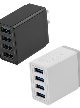 4 USB Port 5V Interface Mobile Phone Charging Plug Adapter F