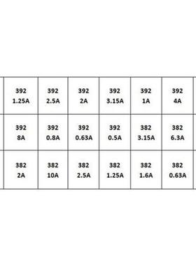 240Pcs 382 392 24 Value Fusible Cylindrical Fuse LCD TV Powe