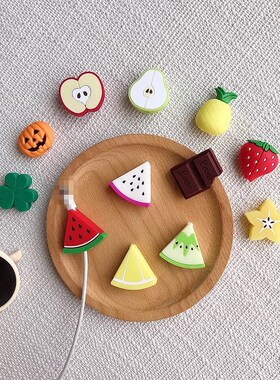 USB Cartoon Protector Cable Cord Saver Cover Coque for iPhon